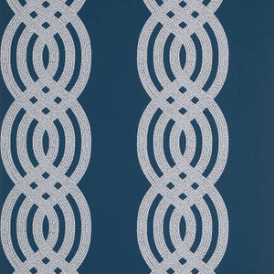 Thibaut Wallpaper Braid Navy T10802