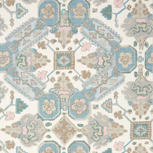 Thibaut Wallpaper Persian Carpet Spa Blue T10825