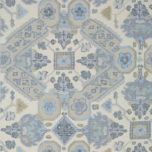 Thibaut Wallpaper Persian Carpet Grey and Beige T10828