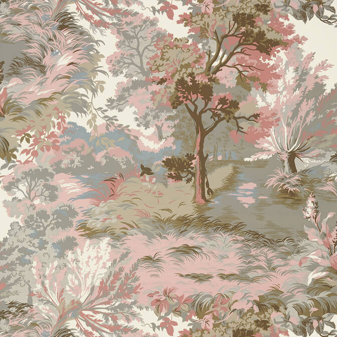 Lincoln Toile Blush T10868 by Thibaut Wallpaper Thibaut Wallpaper Lincoln Toile Blush T10868Wallpaper Heritage Wallpaper UNITED STATES </p><p>Repeat: V: 25.25 27 - Fabric Carolina -