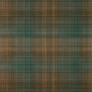 Thibaut Wallpaper Inverness Teal and Clay T10976