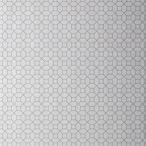 Thibaut Wallpaper Farris Grey on Silver T11024
