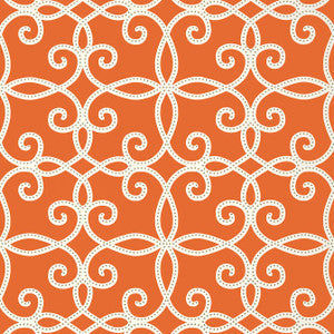 Thibaut Wallpaper Kendall Persimmon T11068