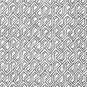 Thibaut Wallpaper Tortona Black and White T12842