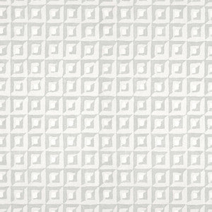 Thibaut Wallpaper Square Dance Grey T12848