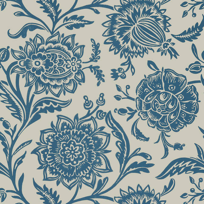 Rivera Blue on Flax T13025 by Thibaut Wallpaper Thibaut Wallpaper Rivera Blue on Flax T13025Wallpaper Monterey Wallpaper U.S.A. </p><p>Repeat: V: 25.25 27 - Fabric Carolina -