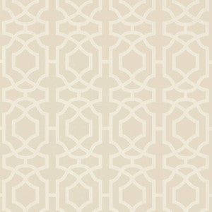 Thibaut Wallpaper Alston Trellis Flax T13027