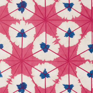 Thibaut Wallpaper Sunburst Pink and Blue T13087