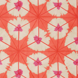 Thibaut Wallpaper Sunburst Pink and Coral T13089