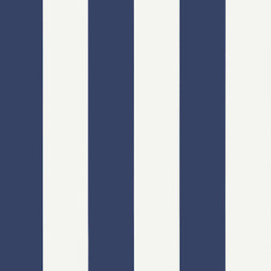 Thibaut Wallpaper Summer Stripe Navy T13134
