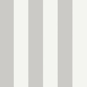 Thibaut Wallpaper Summer Stripe Grey T13137