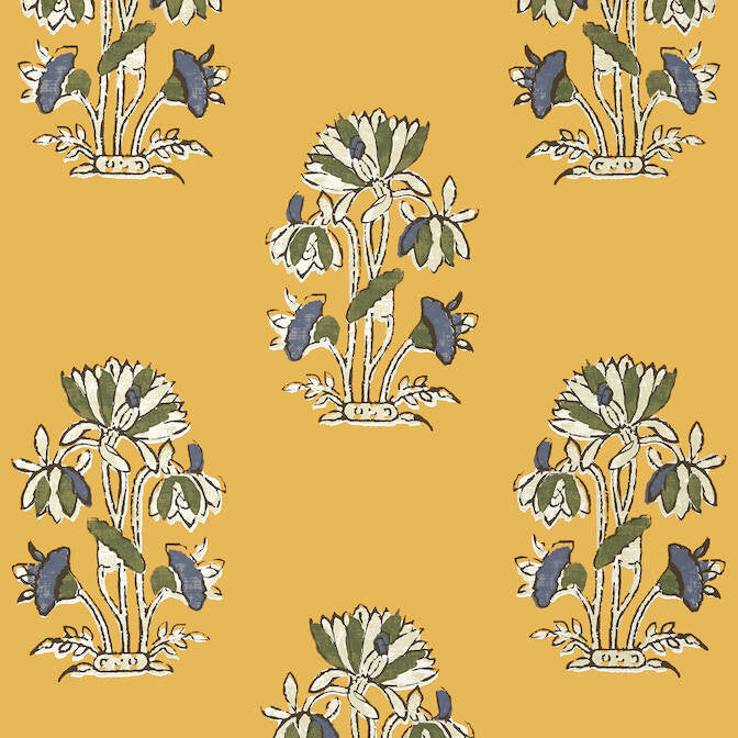 Lily Flower Harvest Gold T13202 by Thibaut Wallpaper Thibaut Wallpaper Lily Flower Harvest Gold T13202Wallpaper Mesa Wallpaper UNITED STATES </p><p>Repeat: V: 36 27 - Fabric Carolina -