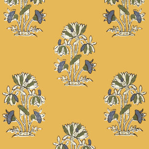 Thibaut Wallpaper Lily Flower Harvest Gold T13202