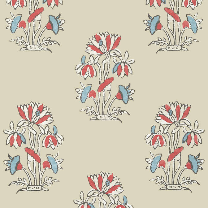 Lily Flower Beige and Sunbaked T13206 by Thibaut Wallpaper Thibaut Wallpaper Lily Flower Beige and Sunbaked T13206Wallpaper Mesa Wallpaper UNITED STATES </p><p>Repeat: V: 36 27 - Fabric Carolina -