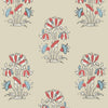 Thibaut Wallpaper Lily Flower Beige and Sunbaked T13206