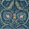 Thibaut Wallpaper Lewis Navy and Teal T13217