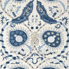 Thibaut Wallpaper Lewis Blue and Beige T13218