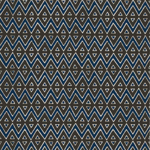 Thibaut Wallpaper Tiburon Brown and Navy T13236