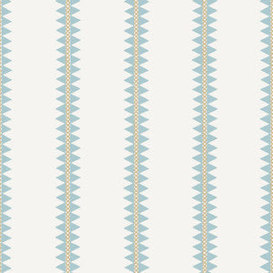 Thibaut Wallpaper Reno Stripe Spa Blue T13241