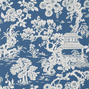 Thibaut Wallpaper Japanese Garden Wedgewood T13306