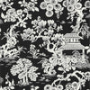 Thibaut Wallpaper Japanese Garden Black T13308