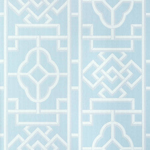 Thibaut Wallpaper Gateway Spa Blue T13311