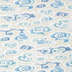 Thibaut Wallpaper Clear Clouds Beige and Blue T13318