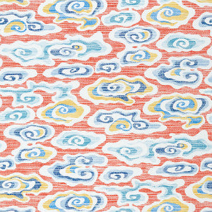 Thibaut Wallpaper Clear Clouds Coral T13320