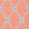 Thibaut Wallpaper Turnberry Trellis Coral T13353