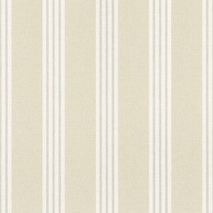 Thibaut Wallpaper Canvas Stripe Beige T13356