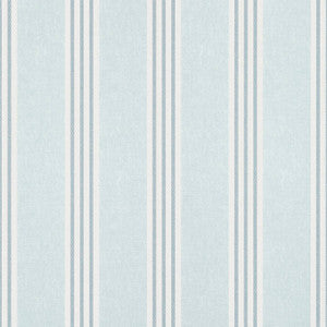Thibaut Wallpaper Canvas Stripe Spa Blue T13359