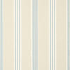 Thibaut Wallpaper Canvas Stripe Spa Blue and Beige T13360