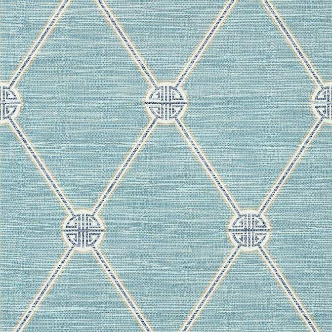 Turnberry Trellis Mineral T13391 by Thibaut Wallpaper Thibaut Wallpaper Turnberry Trellis Mineral T13391Wallpaper Pavilion Non-Woven Vinyl Wallpaper UNITED STATES </p><p>Repeat: V: 21 27 - Fabric Carolina -