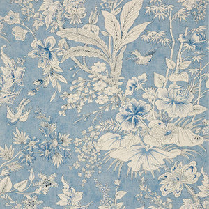 Thibaut Wallpaper Rosalind Blue T13602