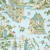 Thibaut Wallpaper Grand Palace Spa Blue T13615