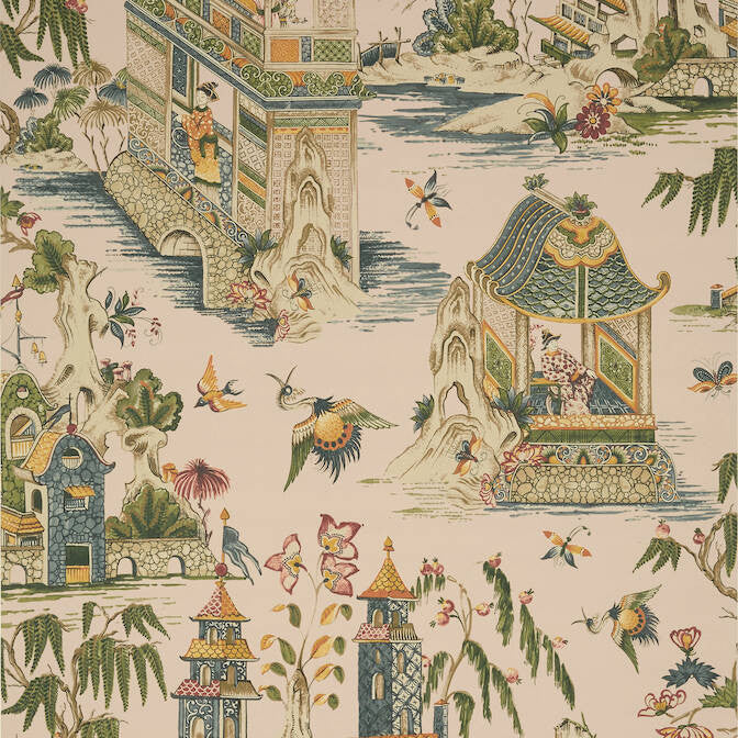 Grand Palace Blush T13616 by Thibaut Wallpaper Thibaut Wallpaper Grand Palace Blush T13616Wallpaper Grand Palace Non Woven Wallpaper UNITED STATES </p><p>Repeat: V: 36 27 - Fabric Carolina -