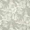 Thibaut Wallpaper Empress Court Grey T13652