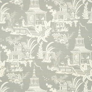 Thibaut Wallpaper Empress Court Grey T13652