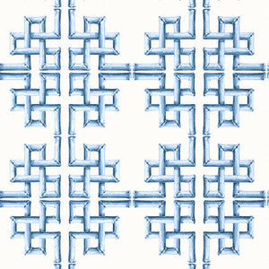 Thibaut Wallpaper Boca Bamboo Blue T13901