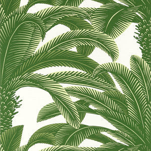 Thibaut Wallpaper Queen Palm Green T13907