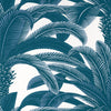 Thibaut Wallpaper Queen Palm Navy T13910