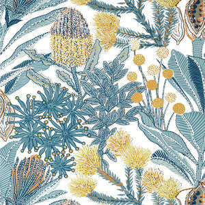Thibaut Wallpaper Protea Blue T13922