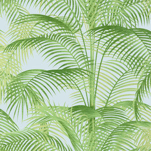 Thibaut Wallpaper Delray Green and Blue T13937
