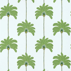 Thibaut Wallpaper Sunset Boulevard Green and Blue T13946
