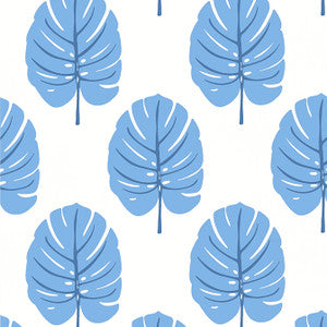 Thibaut Wallpaper Monstera Blue T13953