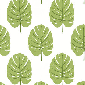 Thibaut Wallpaper Monstera Apple Green T13955