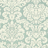 Thibaut Wallpaper TRELAWNY DAMASK - Aqua