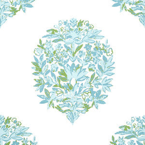 Thibaut Wallpaper Ridgefield Green and Spa T14323