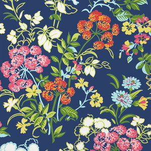 Thibaut Wallpaper Spring Garden Navy T14337