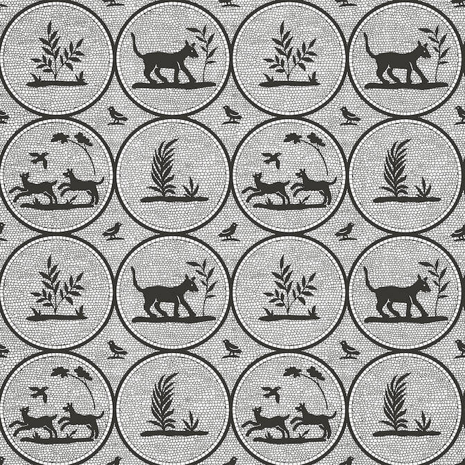 Dooley Black T14347 by Thibaut Wallpaper Thibaut Wallpaper Dooley Black T14347Wallpaper Canopy Wallpaper UNITED STATES </p><p>Repeat: V: 13.5 27 - Fabric Carolina -